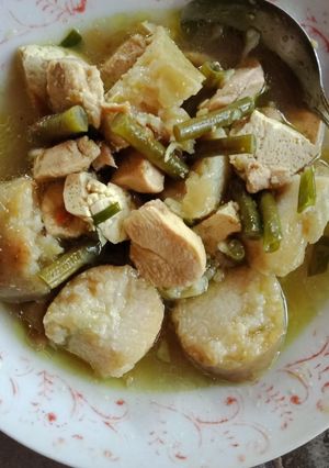 Foto resep Lontong sayur lodeh bening sederhana ala jatim