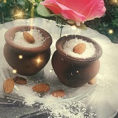 A picture of Fresh coconut lassi.