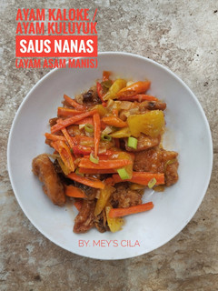 Foto resep Ayam Kaloke / Ayam Kuluyuk Saus Nanas (Ayam Asam Manis)