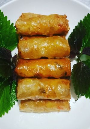 Hình của món Chả giò chay.
