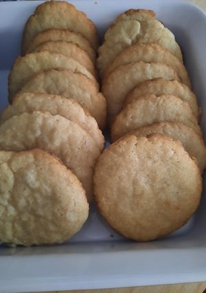 Una foto de Galletas sin mantequilla y sin huevo