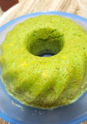 Foto resep Bolu Pisang Pandan
