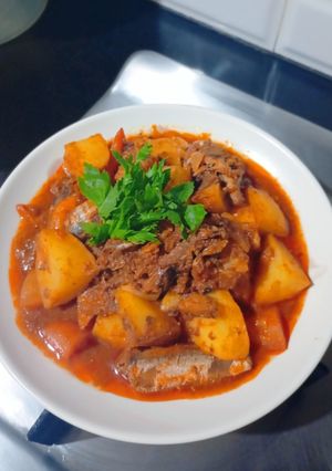 Foto resep Ikan sarden kentang