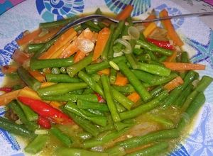 Foto resep Tumis sayur kajang dan wortel