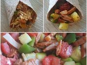 Une photo de cheddar wrap