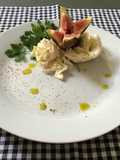 Higos con burrata y lemon pepper