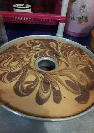 Foto resep Bolu marmer / marmer cake ekonomis