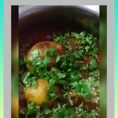 A picture of Egg potato with only potatoes.