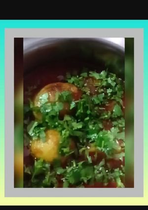 A picture of Egg potato with only potatoes.