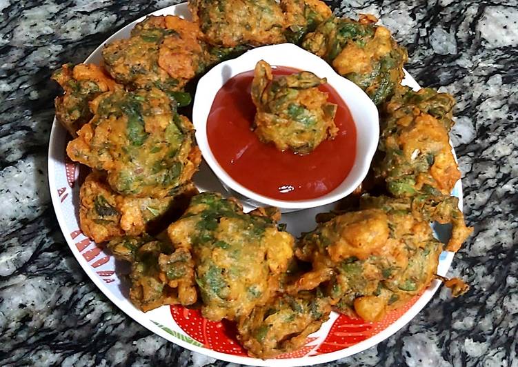 How to Prepare Speedy Spinach fritters😋