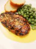 Lemon Butter Chicken Steak with Hollandaise Sauce/Steik Ayam Lemon Mentega dengan Saus Hollandaise
