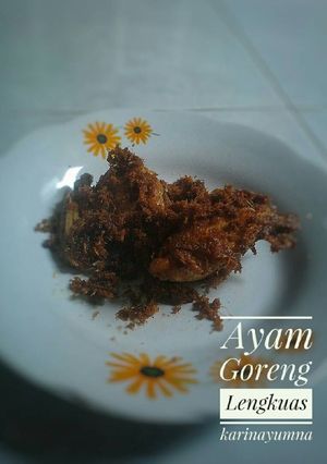 Foto resep Ayam Goreng Lengkuas No MSG