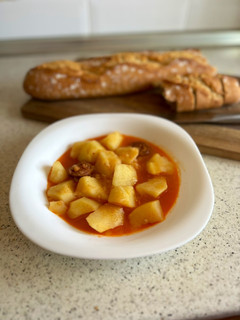 Una foto de Patatas a la riojana