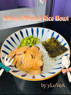 Foto resep Salmon Mentai Rice bowl ala Mama Asi / ylovea