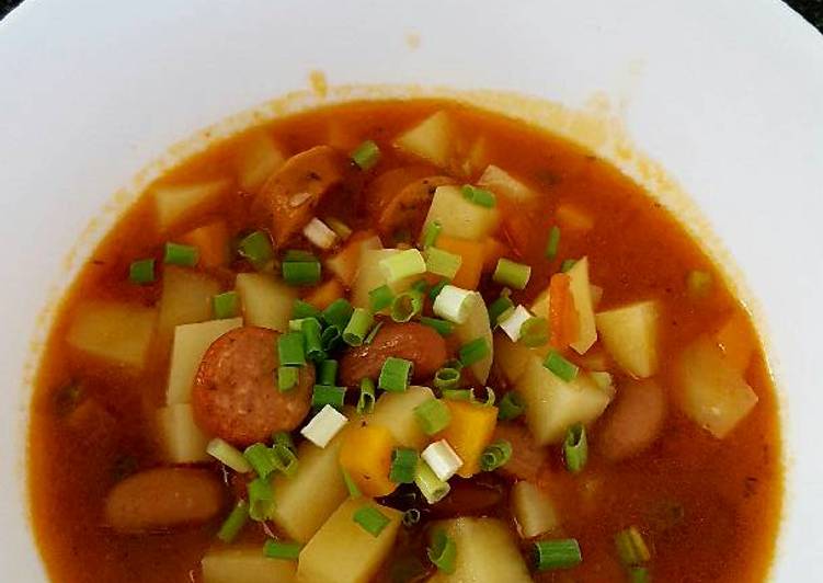 Simple Way to Make Any-night-of-the-week Pork beans soup