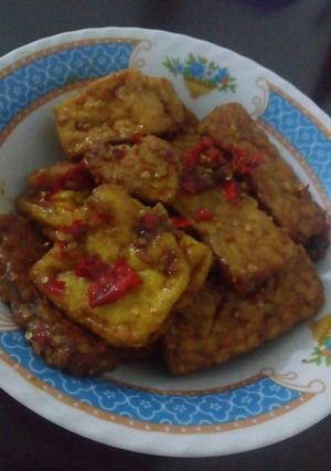 Foto resep Semur pedas manis tahu tempe