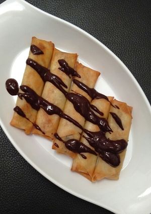 Foto resep Lumpia pisang lumer