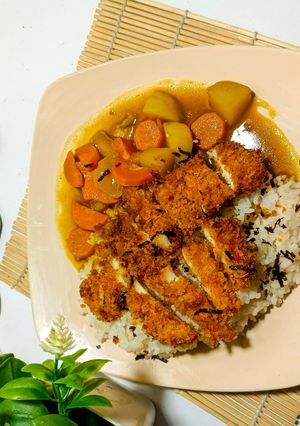 Foto resep Chicken Katsu Kari Instan ala Restoran