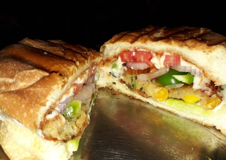 How to Make Favorite Veg Cheese Burger