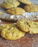 Galletas de Matcha con pistachos