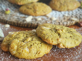 Galletas de Matcha con pistachos