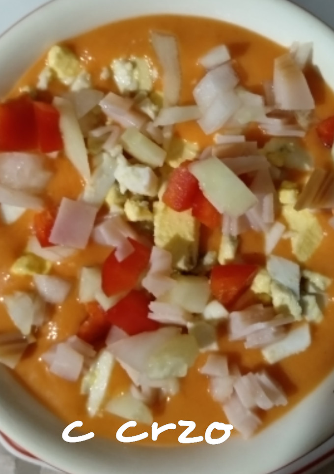 Una foto de Salmorejo Monsieur cuisine Connect