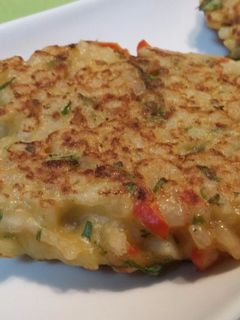 Una foto de Hamburguesas de arroz al tex mex