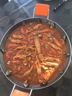 Una foto de Arroz meloso de marisco 🦐