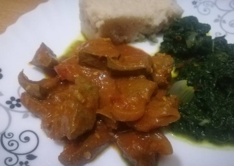 Step-by-Step Guide to Prepare Favorite Liver stew
