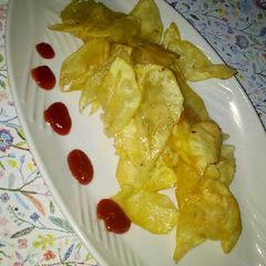 A picture of Sweet potato chips.