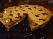 Una foto de pie de manzana