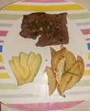Filete al perejil con papas rústicas