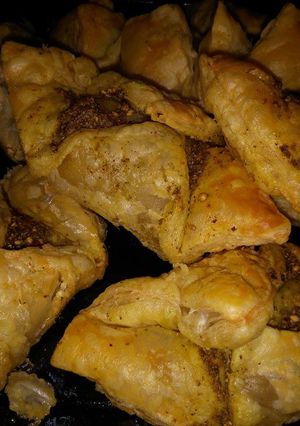 صورة لوصفة فطاير الزيت والزعتر