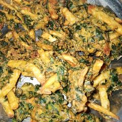 Palak pakory A picture of Palak pakory.