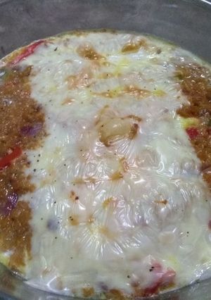 A picture of Soya granules Casserole.