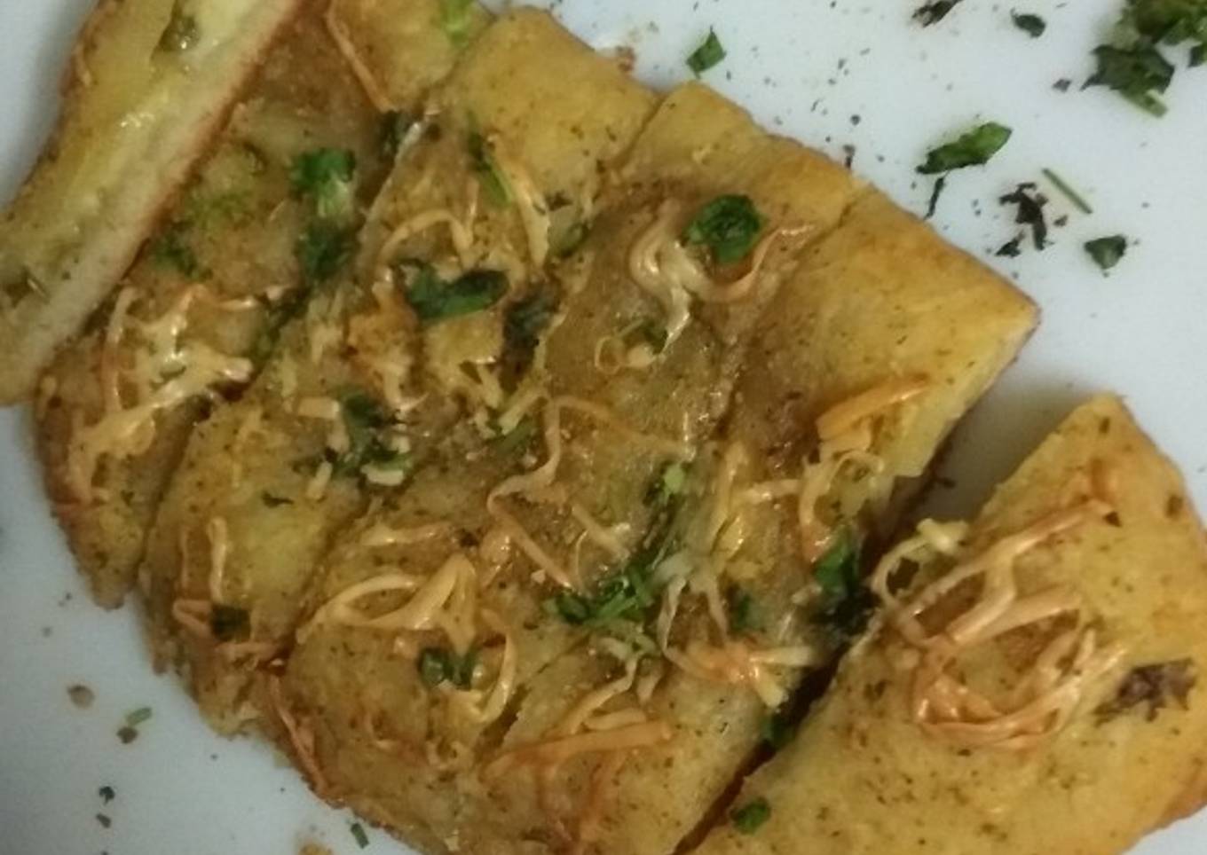 Stuffed Cheese Garlic Sticks without Oven