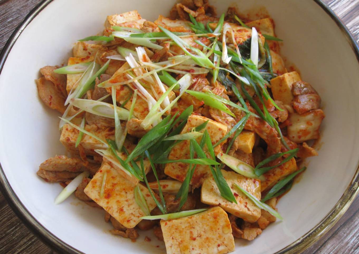 Pork, Tofu & Kimchi Stir-fry