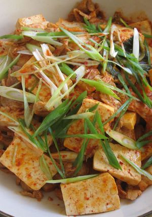 A picture of Pork, Tofu & Kimchi Stir-fry.