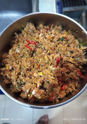 Foto resep Abon basah salem dan telur kemangi