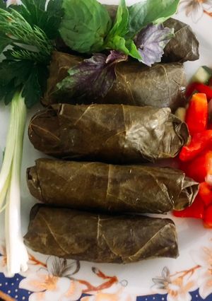 عکسی از دستور دلمه وگان 🌱