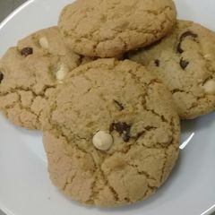 A picture of Chewy chocolate chip Cookies.