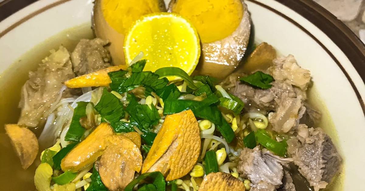 30 resep soto daging kudus enak dan sederhana Cookpad