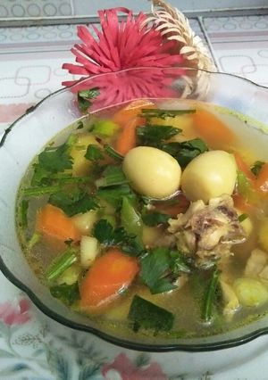 Foto resep Sup Telor Puyuh