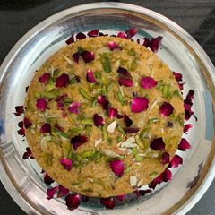 A picture of Instant Milk Cake { leftover ka makeover }.