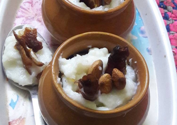 Rose fragrant and flavoured firni