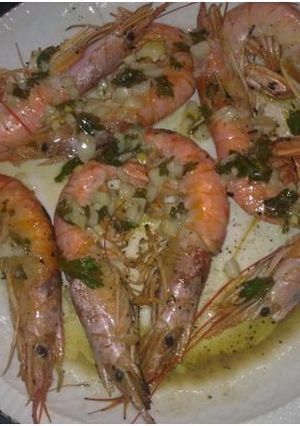 Una foto de Gambas a la plancha