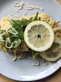 Zitronenpasta mit Rucola