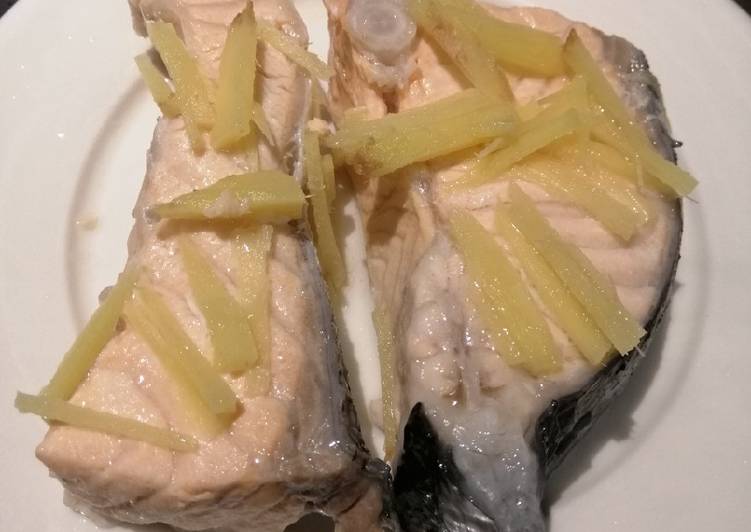 Easiest Way to Prepare Super Quick Homemade Steam Salmon