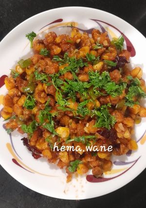 A picture of Crispy sweet corn chilli.