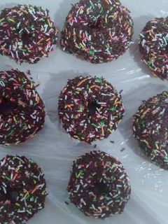Foto resep Donat buah naga